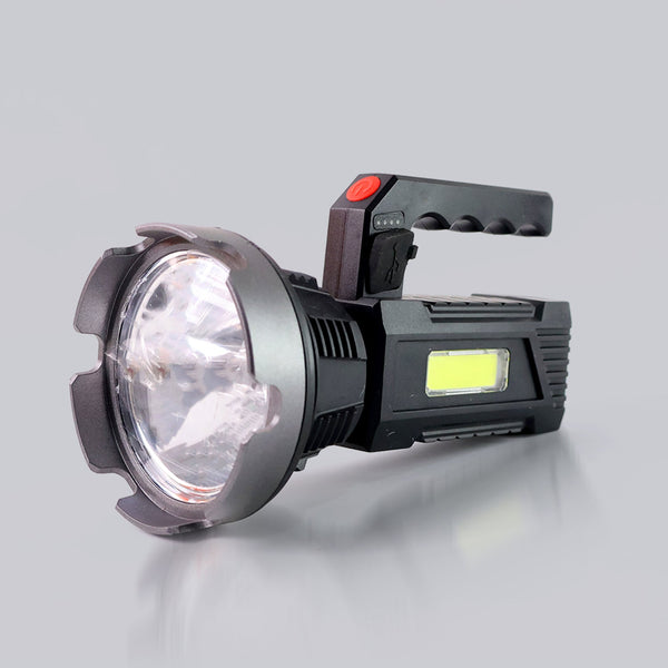 Multi-Function LED Torch with Side COB Light & USB Charging