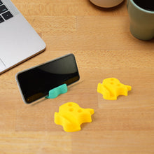 Multi-Functional Apple-Shaped Plastic Mobile Stand with Pen Holder (3 Pc / Mix Color)