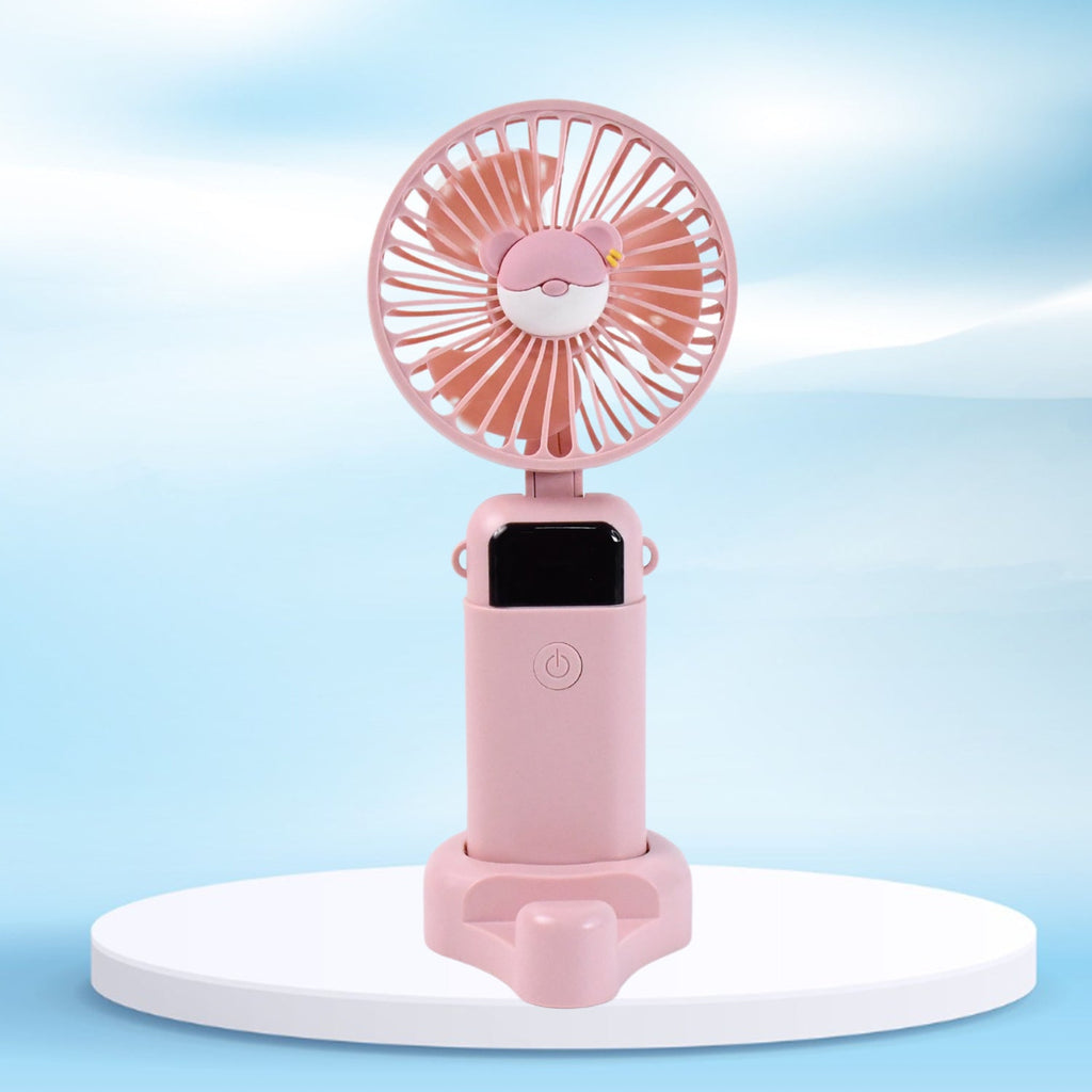 Mini USB Charging Fan with Percentage Display – The Garth