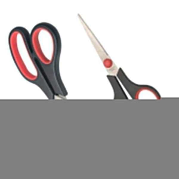 Two-piece scissor set for various uses.