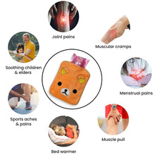 Warm Hug from a Panda: Orange Panda Hot Water Bag for Pain Relief