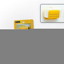 Sponge holder for kitchen sink, self-adhesive design