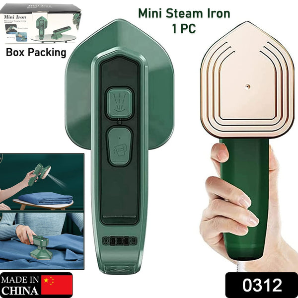 Mini Steamer & Iron: 2-in-1 Portable Travel Friendly ✨👕