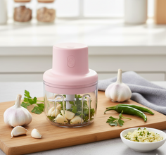 Electric Mini Garlic Chopper – 250ml USB Rechargeable 🧄⚡
