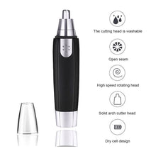 Sharp Steel Battery-Operated Ear & Nose Hair Trimmer 🪒🔋