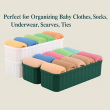 5 Compartments Socks / Handkerchief / Underwear Storage Box Socks Drawer Closet Organizer Storage Boxes (pack of 4)