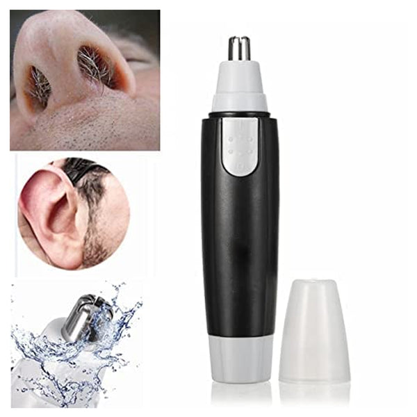 Sharp Steel Battery-Operated Ear & Nose Hair Trimmer 🪒🔋
