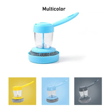 Handheld Soap Dispenser with Scrub Brush – Kitchen Cleaning Tool 🧽🧴✨